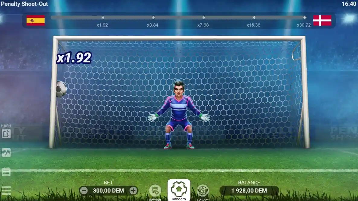 Bonus per Giocare a Penalty Shoot Out